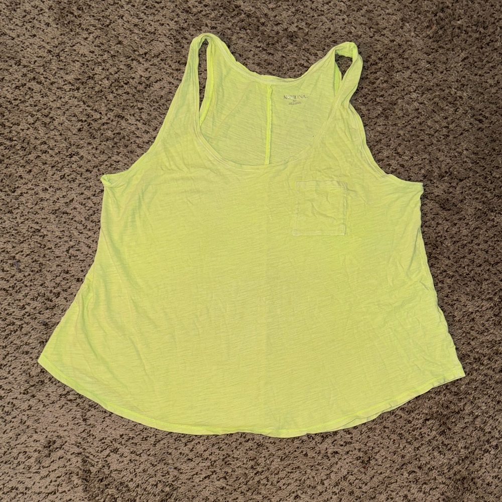 Merona Bright Yellow Tank Top